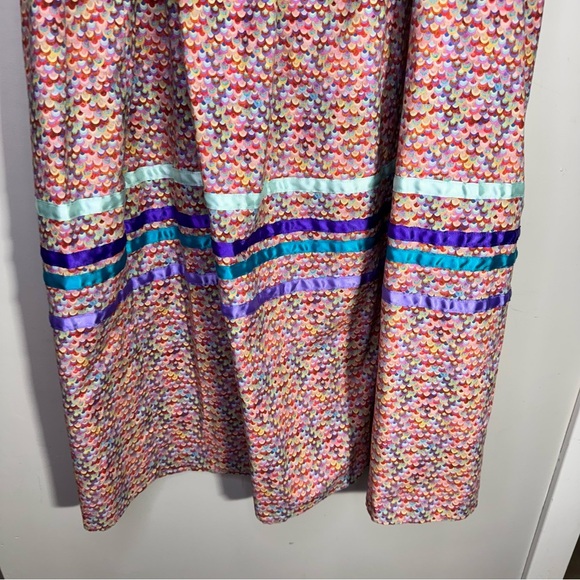 Aboriginal / Indigenous Ribbon Skirt Handmade Native American Multicolour Dance - Picture 4 of 8